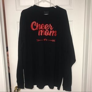 Long Sleeve ‘Cheer Mom’ T Shirt